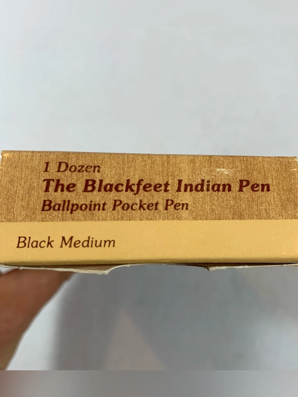 Vintage Display Collectible Original Box Blackfeet Indian Pen 9 Dry Ballpoint